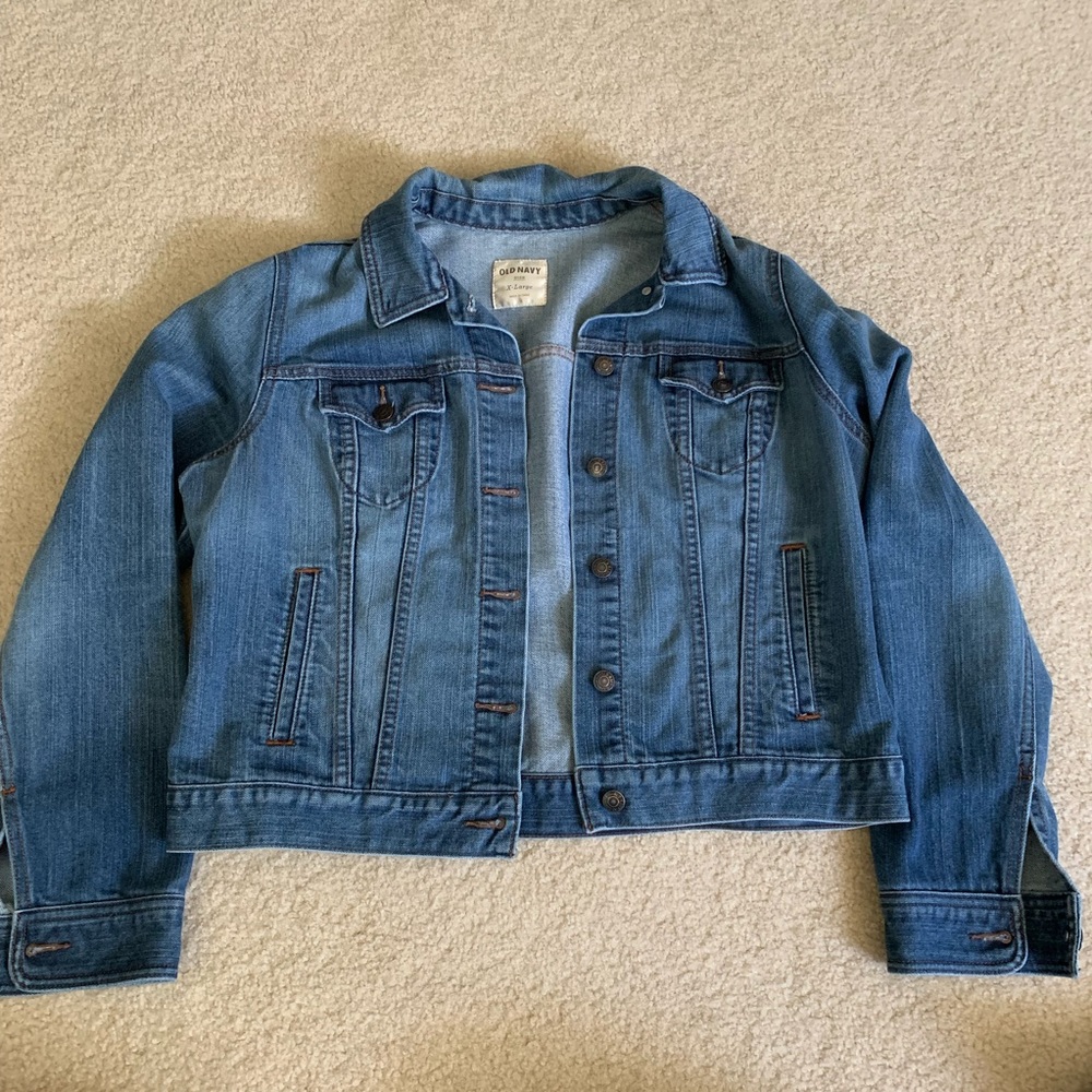 Slightly Cropped Jean Jacket